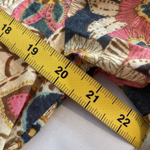 Anthropologie Pilcro Women's Floral Button Up Boho Blouse Size S Oversized - Picture 4 of 12
